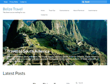 Tablet Screenshot of belize-travel.net